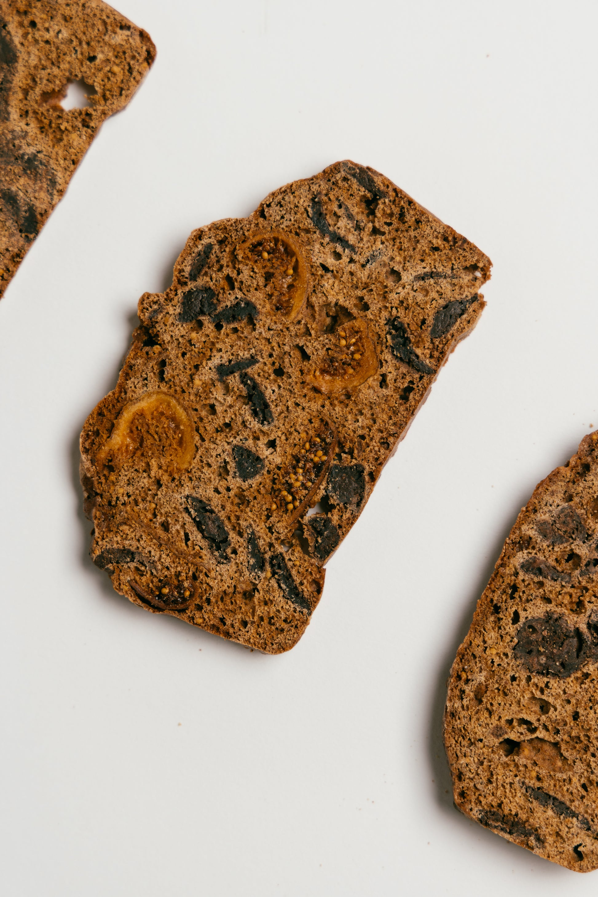 Close-up of Zammo’s Mexican Hot Chocolate Biscotti slices – handcrafted in Hong Kong.
