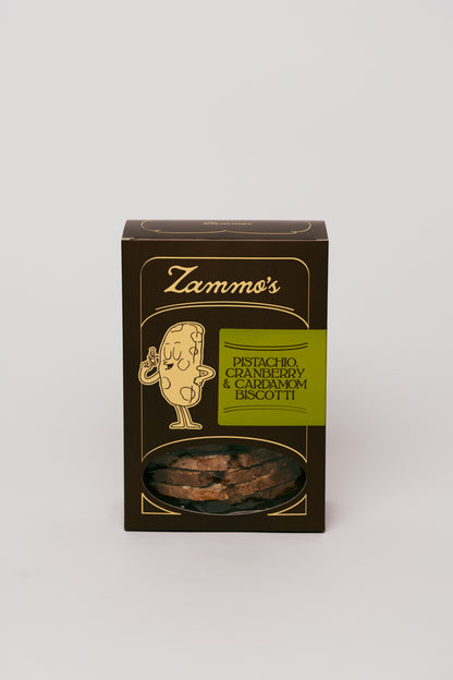 Zammo’s Pistachio, Cranberry & Cardamom Biscotti 150g – handcrafted Hong Kong biscotti